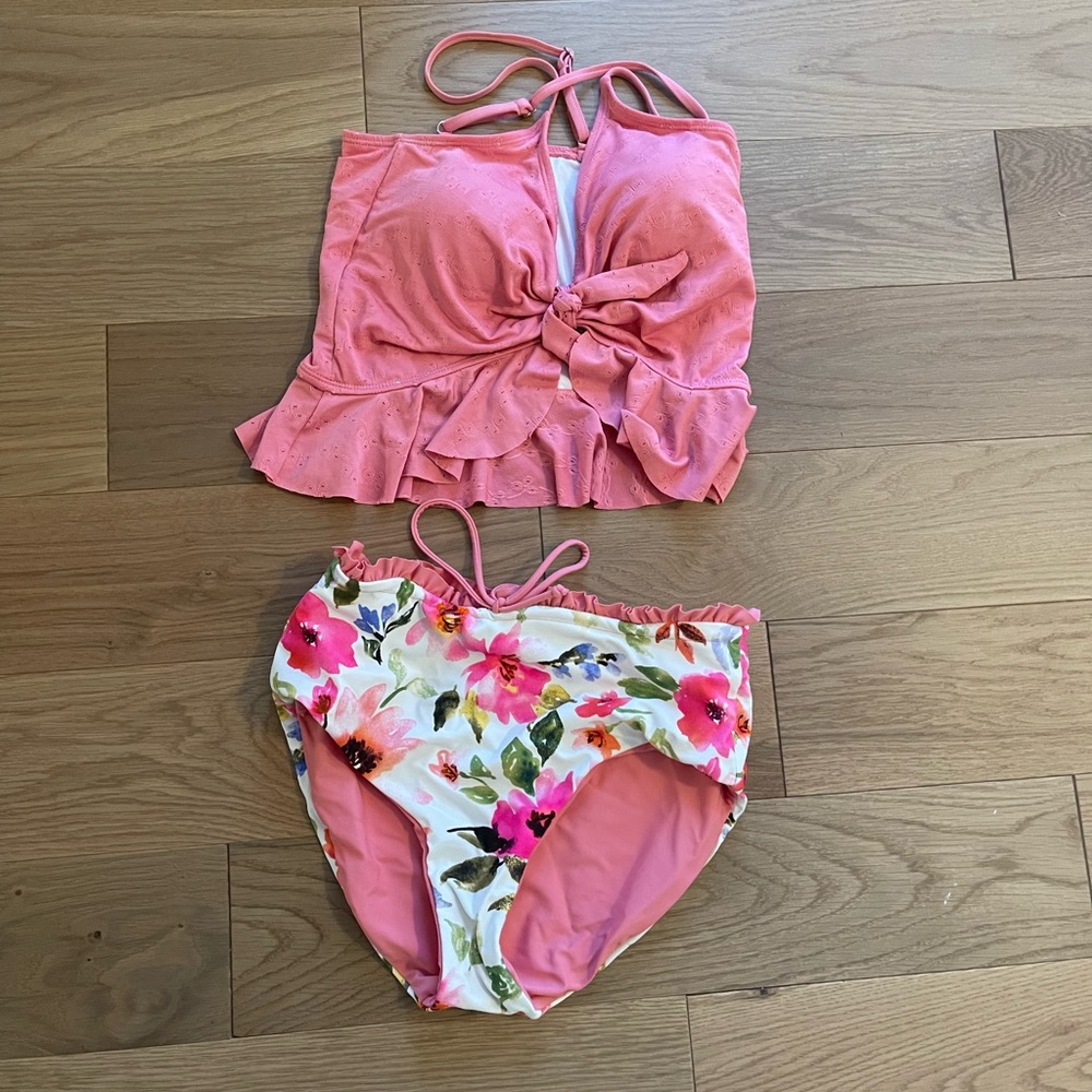 Coral reef 2 pc swimsuit